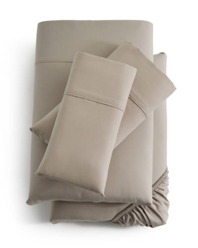 Soft-Knit Microfiber Sheet Set and included contents