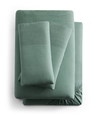 Linen-Weave Cotton Sheet Set and included contents